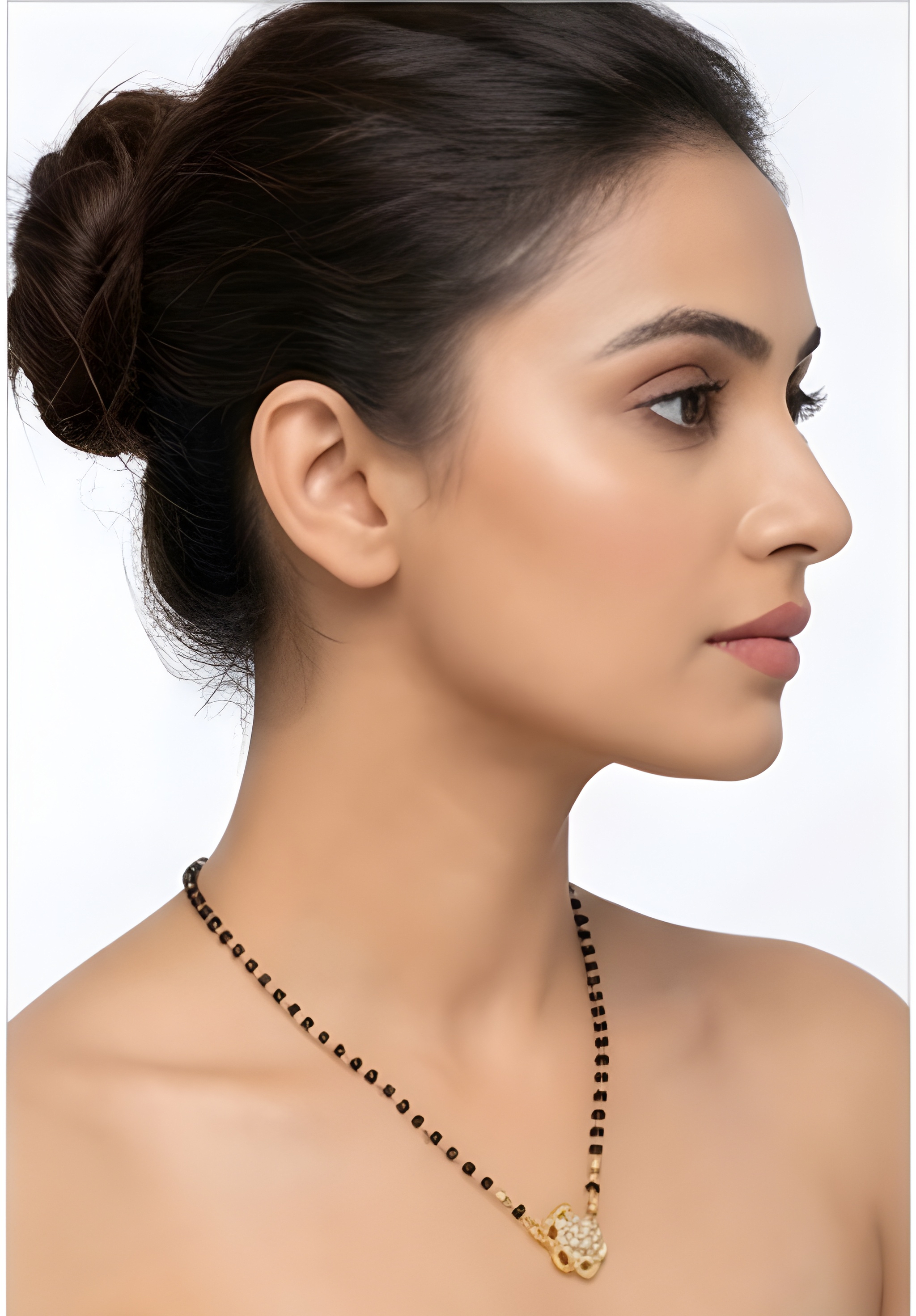 Traditional Gold Floral Mangalsutra